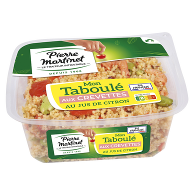 Taboulé aux crevettes PIERRE MARTINET, 250g