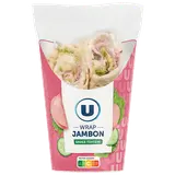 Sandwich Wrap jambon cuit crudités tzatziki, 180g