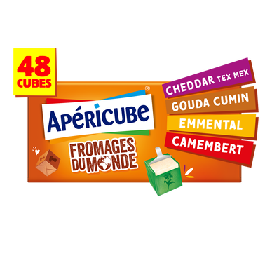 Fromage apéritif Fromage du monde APERICUBE - 48 Cubes 250g