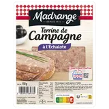 Terrine de campagne à l'échalotte élevages bien être MADRANGE 150g