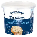 Rillettes de maquereau à la moutarde GASTROMER, pot de 150g