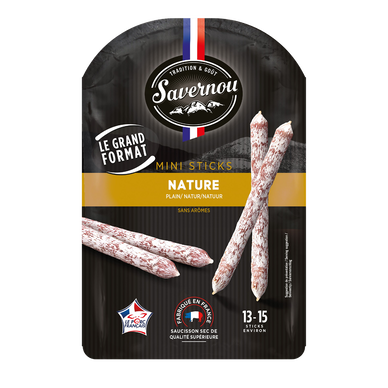 Mini sticks nature VPF grand format SAVERNOU 150g