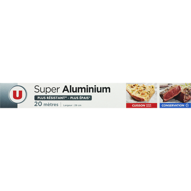 Papier super aluminium  20m