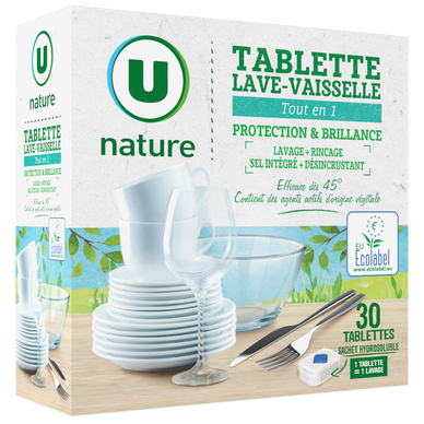 Tablettes lave vaisselle tout en 1 x30