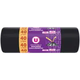 Sacs poubelle poignée coulissantes - 40L - x15