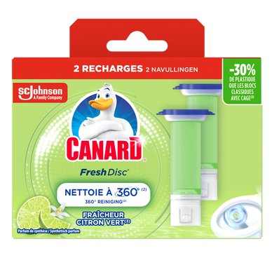 Recharge Fresh Disc CANARD citron vert 2x6 disques
