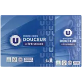 Mouchoirs blanc classique  étui de 6