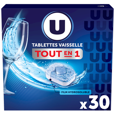 Tablettes lave-vaisselle tout en 1, x30