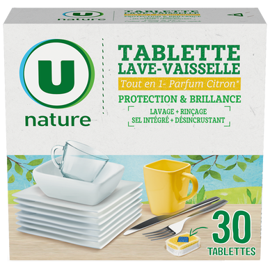 Tablettes lave vaisselle tout en 1 citron  x30
