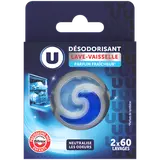 Désodorisant lave-vaiselle U parfum fraîcheur x2