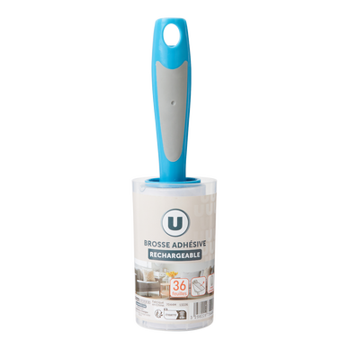 Brosse à habits adhésive U
