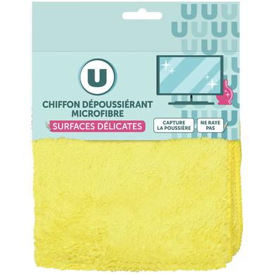 Chiffon en microfibre dépoussiérant surfaces délicates