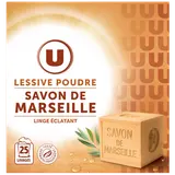 Lessive en poudre - Savon de Marseille - 25 lavages - 1.25 kg