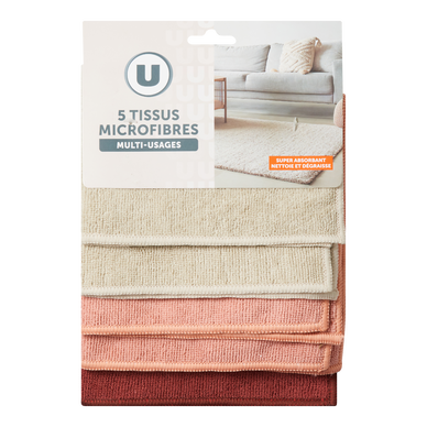 Tissu microfibre multi-usages U x5