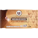 Lingettes meuble en bois x24