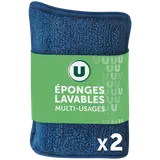 Eponge lavable U multi-usages x2