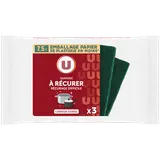 Tampon à récurer vert - x3