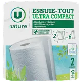 Essuie-tout ultra compact x2 = 6 rouleaux
