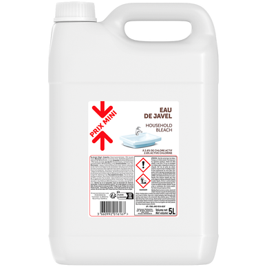Eau de javel original bidon 5 litres PXM