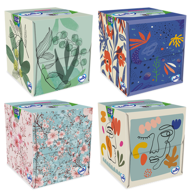 Mouchoirs blancs LOTUS, boîte de 48