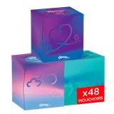 Mouchoirs collection cube KLEENEX, boîte de 48