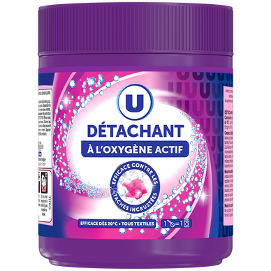 Détachant à l'oxygène actif en poudre  pot de 500g