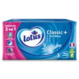 Mouchoirs Classic+ Pur Blanc Family Pack LOTUS, boite x80