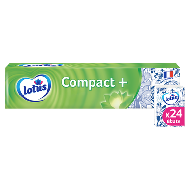 Etuis Mouchoirs Compact+ LOTUS, x24