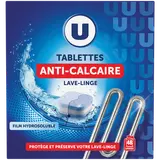 Tablettes compactes anticalcaire pour lave-linge  x48 soit 12g