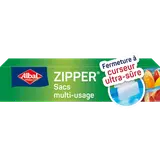 Sacs zipper moyen modèle 70% resources recyclées ALBAL 3L x8