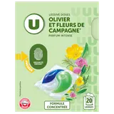 Lessive en doses - Olivier et fleurs de campagne - 20 lavages - 260 g