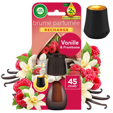 Désodorisant Recharge essential mist fleur de vanille AIR WICK, 20ml