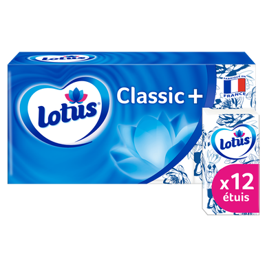 Etuis Mouchoirs Classic+ LOTUS, x12