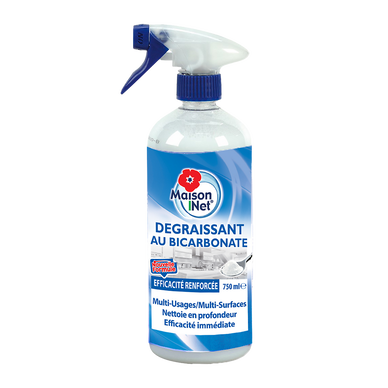 Nettoyant dégraissant bicarbonate MAISON NET spray 750ml