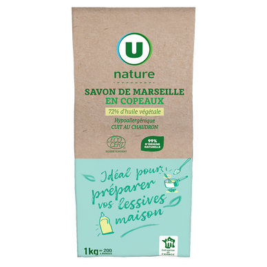Lessive en poudre - Hypoallergénique - 200 lavages - 1 kg