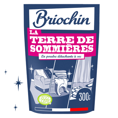 Détachant à sec terre de Sommmières écocert BRIOCHIN, 300g