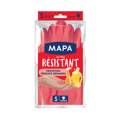 Gants ultra résistants en latex MAPA, taille S