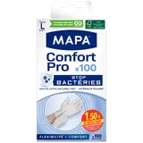 Gants flexible&confort pro latex naturel Mapa taille L x 100