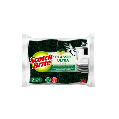 Éponges verte ultra classic SCOTCH BRITE, x2