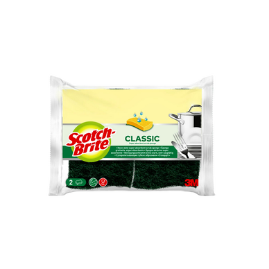 Éponges grattantes vertes SCOTCH BRITE, x2