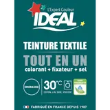 Teinture textile tout en 1 mini émeraude IDEAL, paquet de 230g