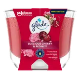 Bougie parfum d'ambiance Luscious Cherry&Peony GLADE - 204g XL sans huile de palme