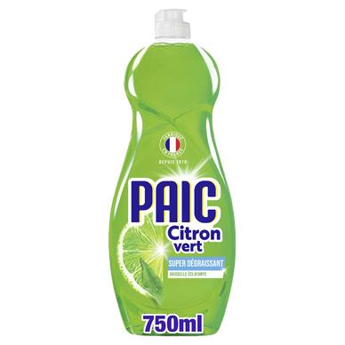 Liquide vaisselle citron vert PAIC éclat 750ml