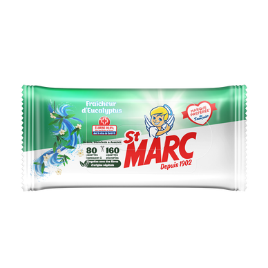 Lingettes ST MARC eucalyptus x80