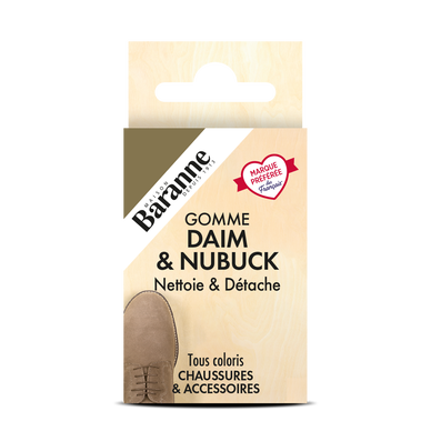 Gomme à daim BARANNE Nettoie & Détache x1