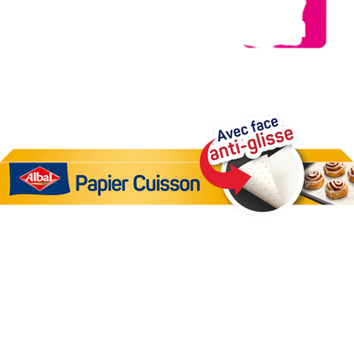 Papier alimentaire cuisson ALBAL, rouleau de 8 mètres