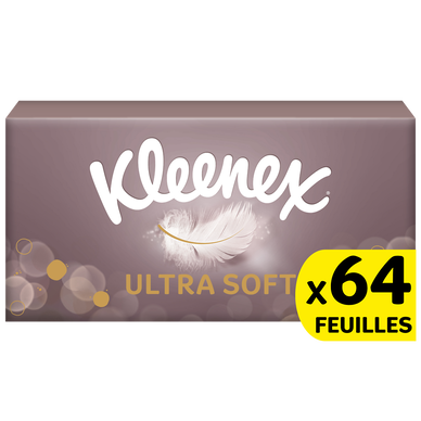 Mouchoirs ultra soft KLEENEX boîte x64