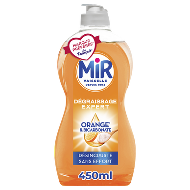 Liquide vaisselle bicarbonate dégraissage expert MIR VAISSELLE - 450ml