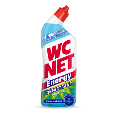 Gel détartrant parfumé action immédiate WC NET Energy 700ml