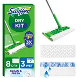 SWIFFER Kit balais 8 reharges + 3 humides